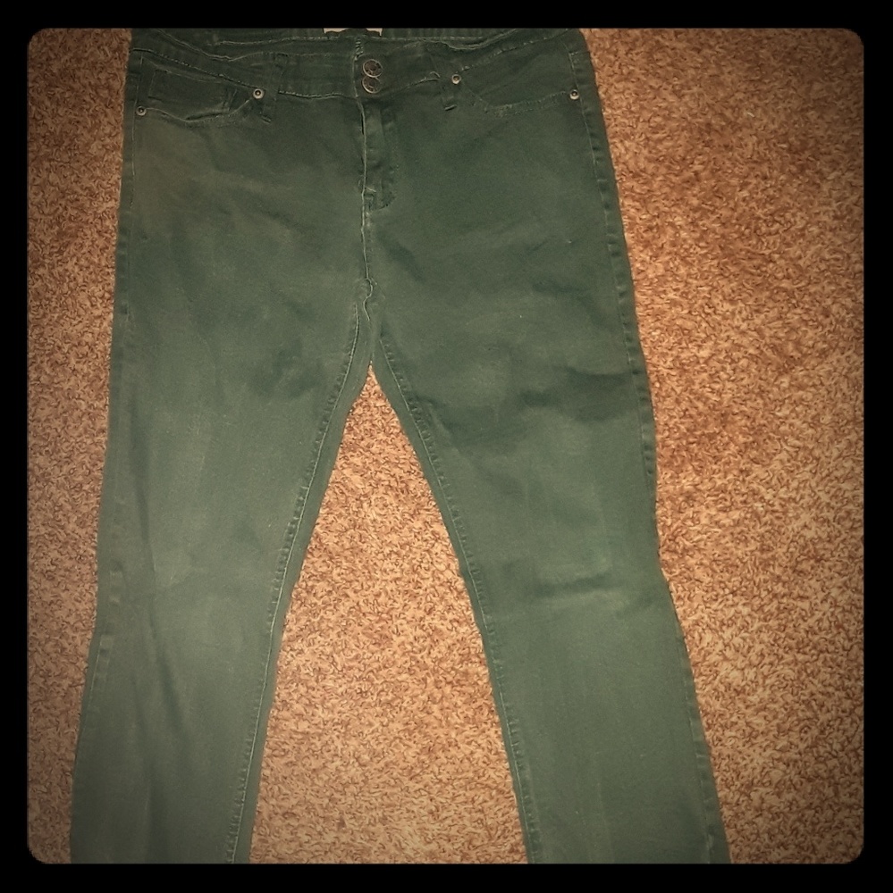Vigold Green skinny jeans